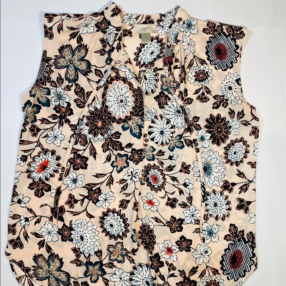 Loft outlet floral tank top
